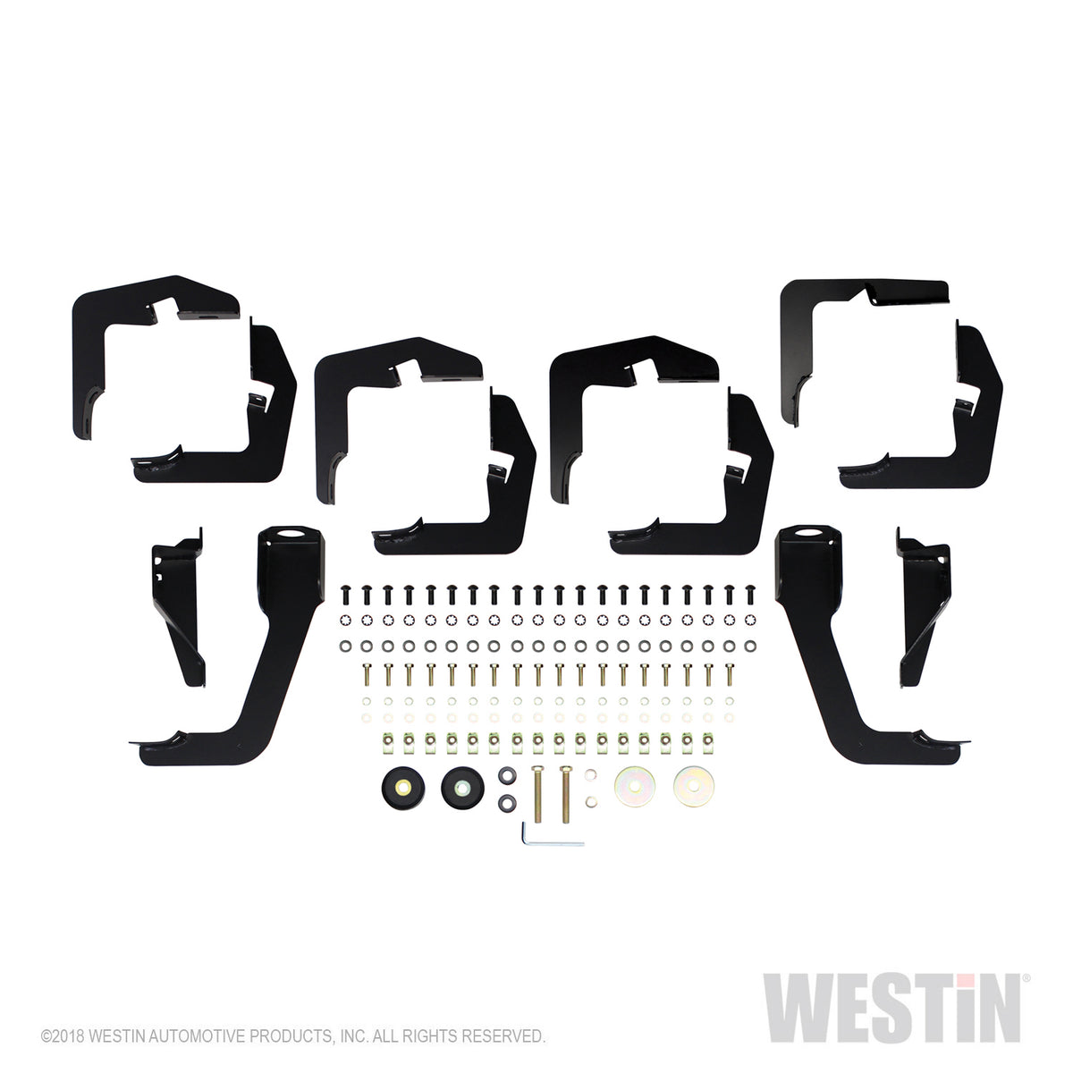 Westin PRO TRAXX 5 Oval W2W Nerf Steps 2010-2018 Ram 2500/3500 Crew Cab (8' Bed)