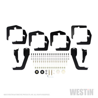 Westin PRO TRAXX 5 Oval W2W Nerf Steps 2010-2018 Ram 2500/3500 Crew Cab (8' Bed)
