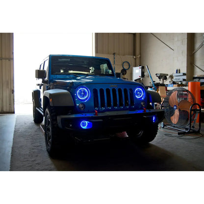 ORACLE Lighting | Surface Mount Headlight Halo Kit | Wrangler JK | 3943-001, 3943-004, 3943-005, 3943-335