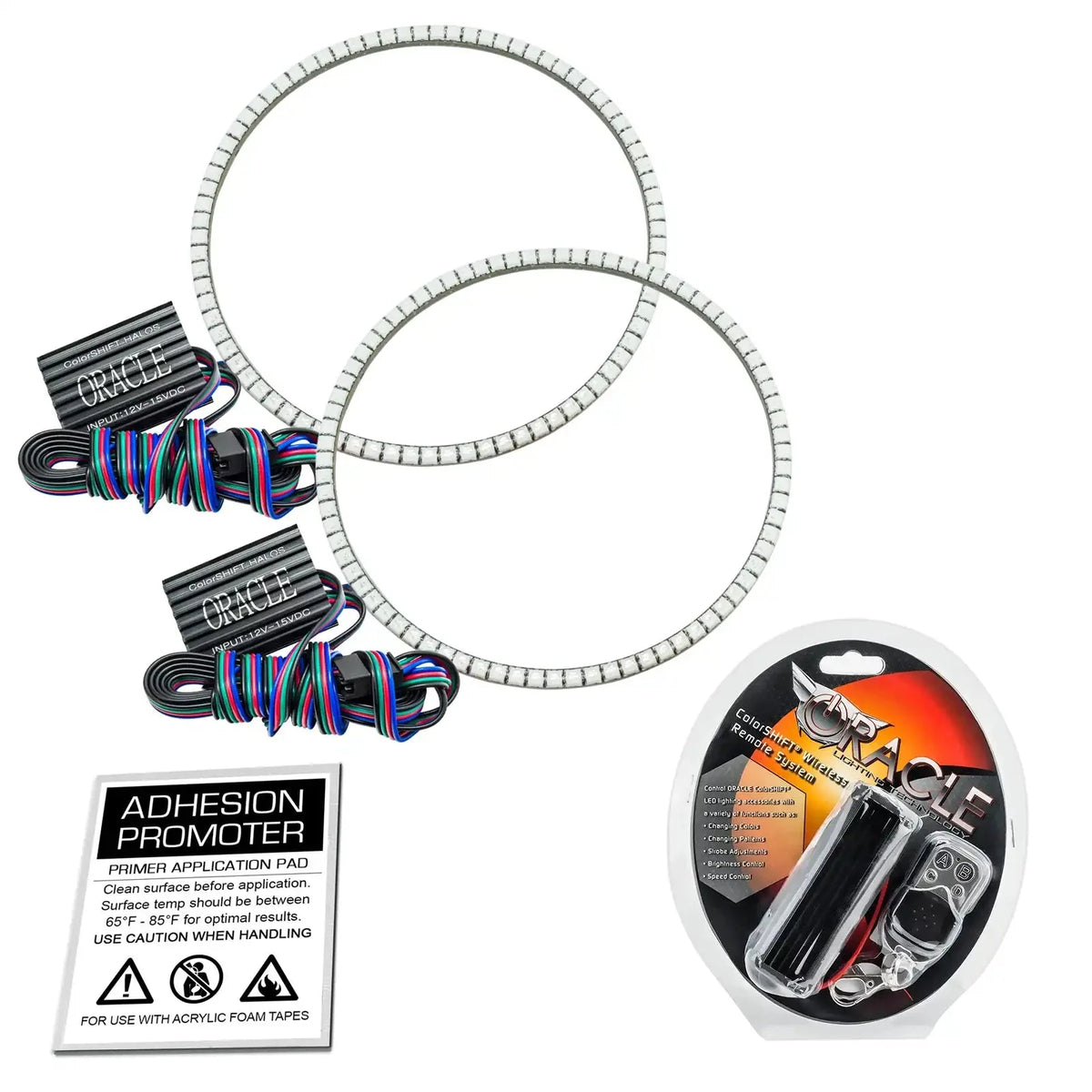 ORACLE Lighting | Surface Mount Headlight Halo Kit | Wrangler TJ | 3947-001, 3947-005, 3947-504