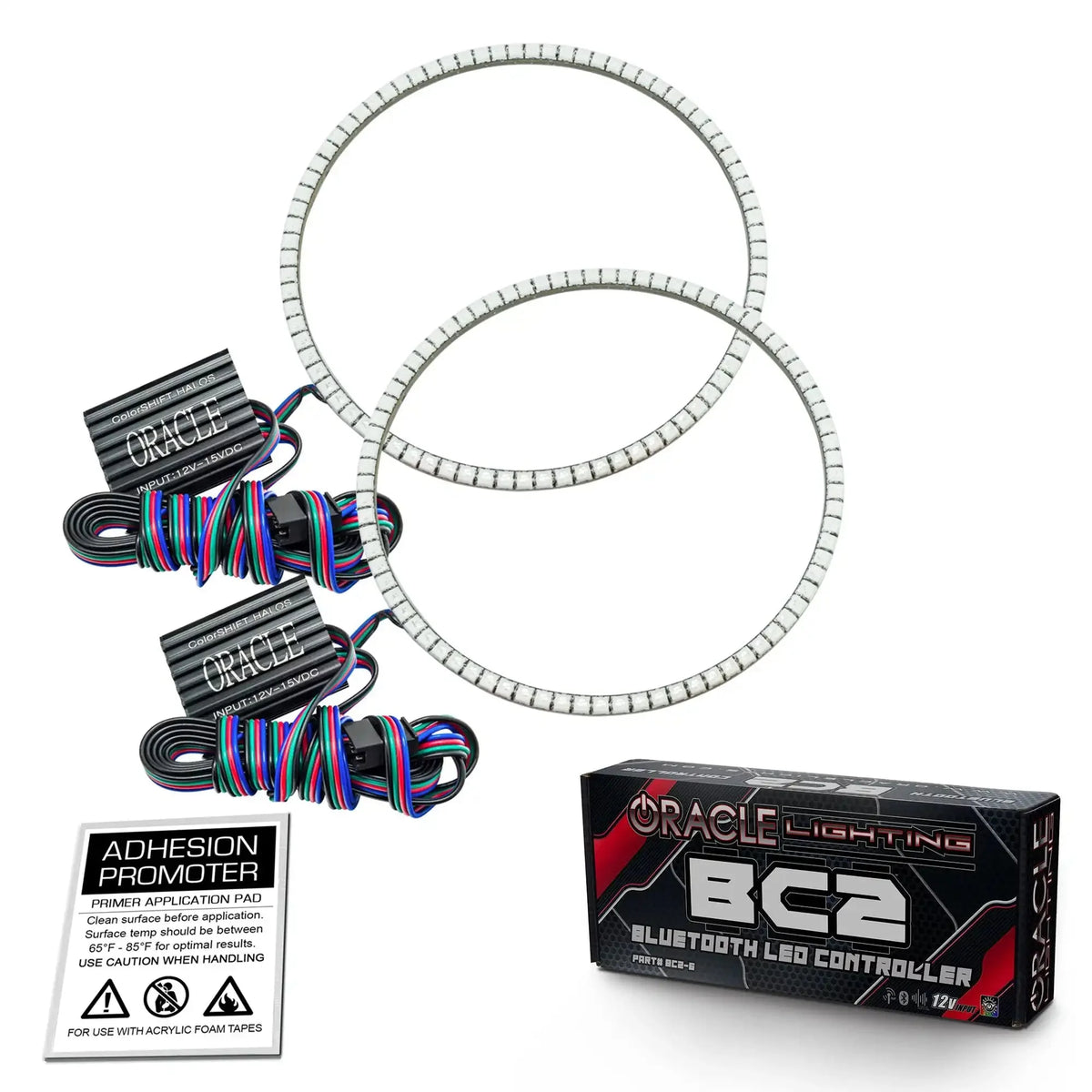 ORACLE Lighting | Surface Mount Headlight Halo Kit | Wrangler TJ | 3947-001, 3947-005, 3947-504