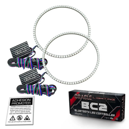ORACLE Lighting | Surface Mount Headlight Halo Kit | Wrangler TJ | 3947-001, 3947-005, 3947-504