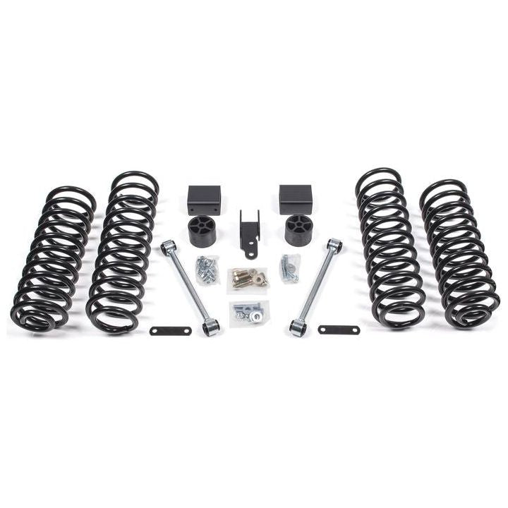 ZONE OFF ROAD 12-18 JEEP JK 2DR 3I" SUSPENSION KIT ZORJ35 parts including springs and components.