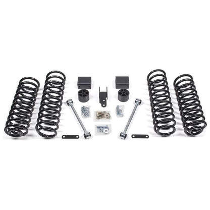 ZONE OFF ROAD 12-18 JEEP JK 2DR 3I" SUSPENSION KIT ZORJ35 parts including springs and components.