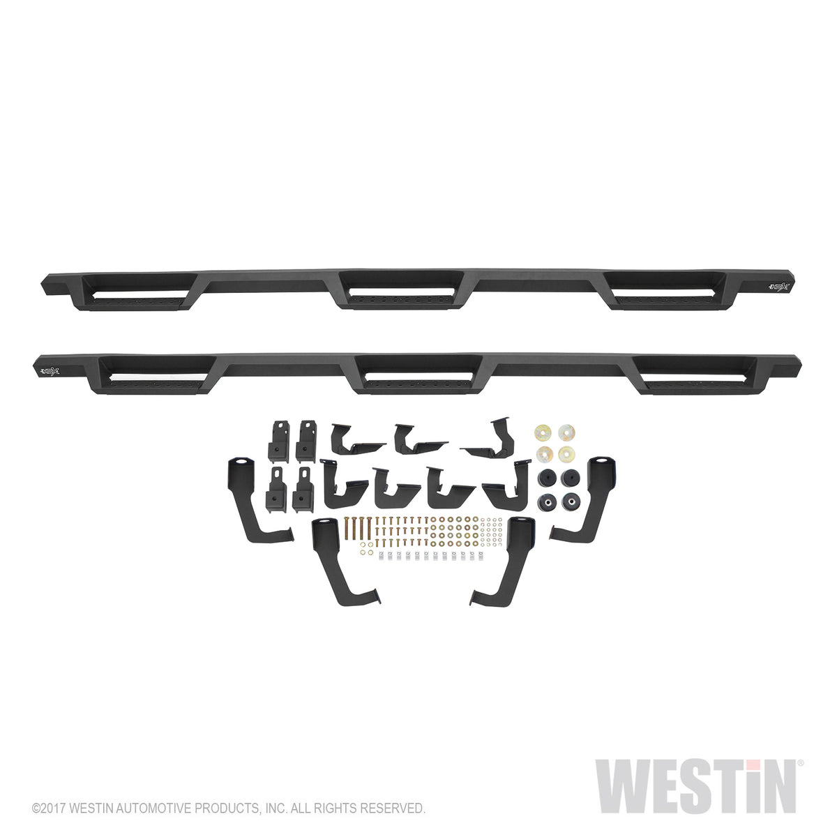 Westin HDX Drop Wheel-to-Wheel Nerf Steps 2007-2019 Chevy/GMC Silverado/Sierra 2500/3500 Crew Cab