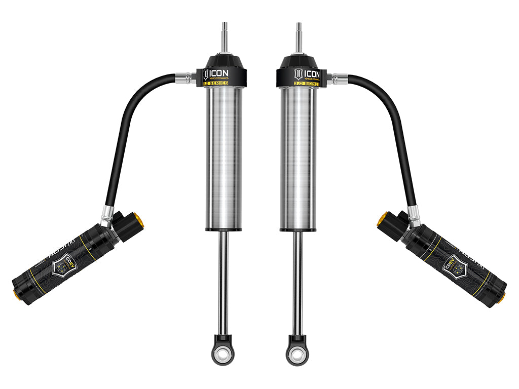 ICON 57845EP 2022-2026 Toyota Tundra 0-1.5” Lift/2023-2026 Sequoia 0-4" Lift, Rear, V.S. 3.0 Series Shock Absorbers, Remote Reservoir w/ CDEV, Pair