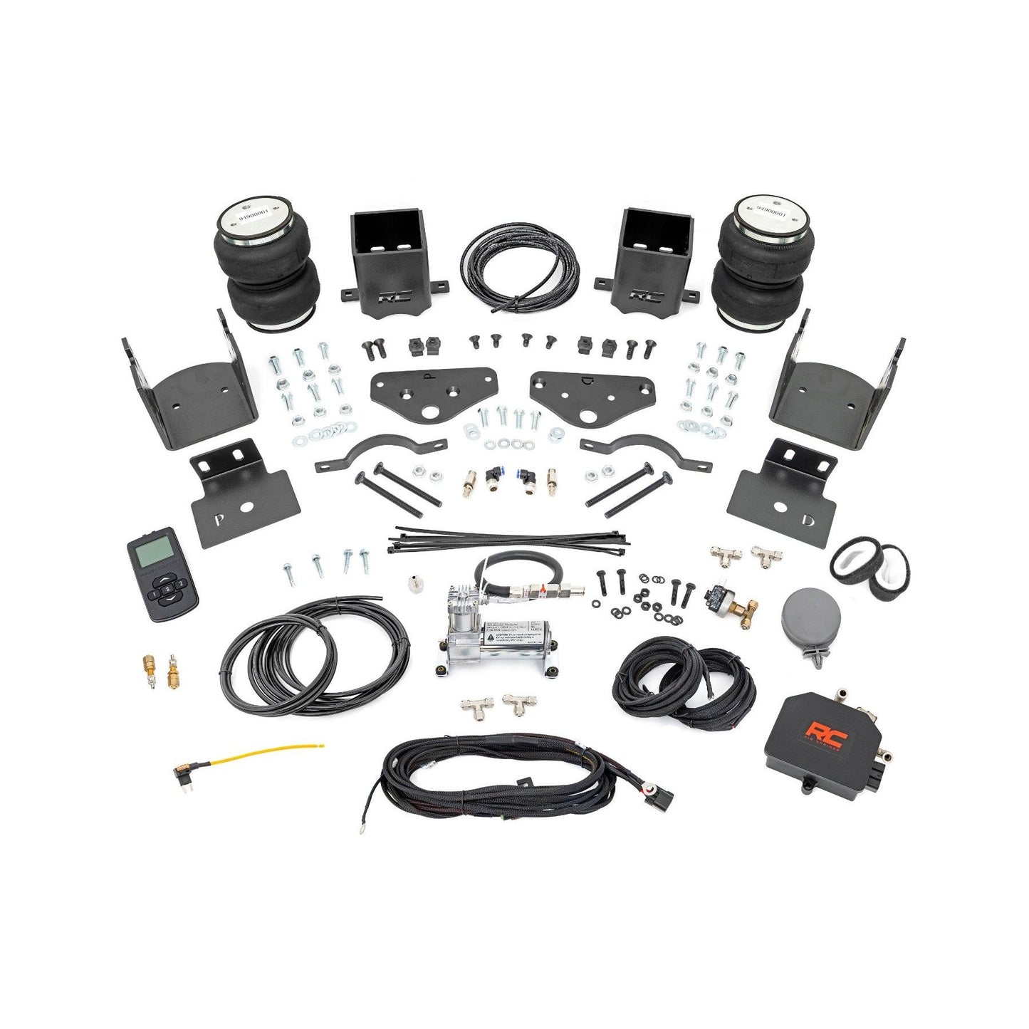 ROUGH COUNTRY Air Spring Kit w/compressor | Wireless Controller | Ford F-250/F-350 Super Duty (17-22) | 10021WC