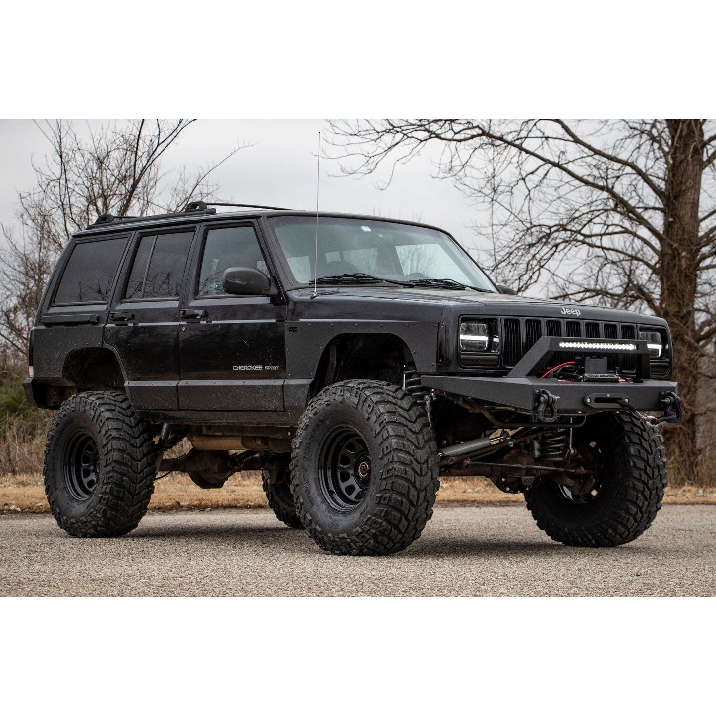 ROUGH COUNTRY | 6.5 Inch Lift Kit  Long Arm  NP231  Jeep Cherokee XJ 4WD (1984-2001) | 67222