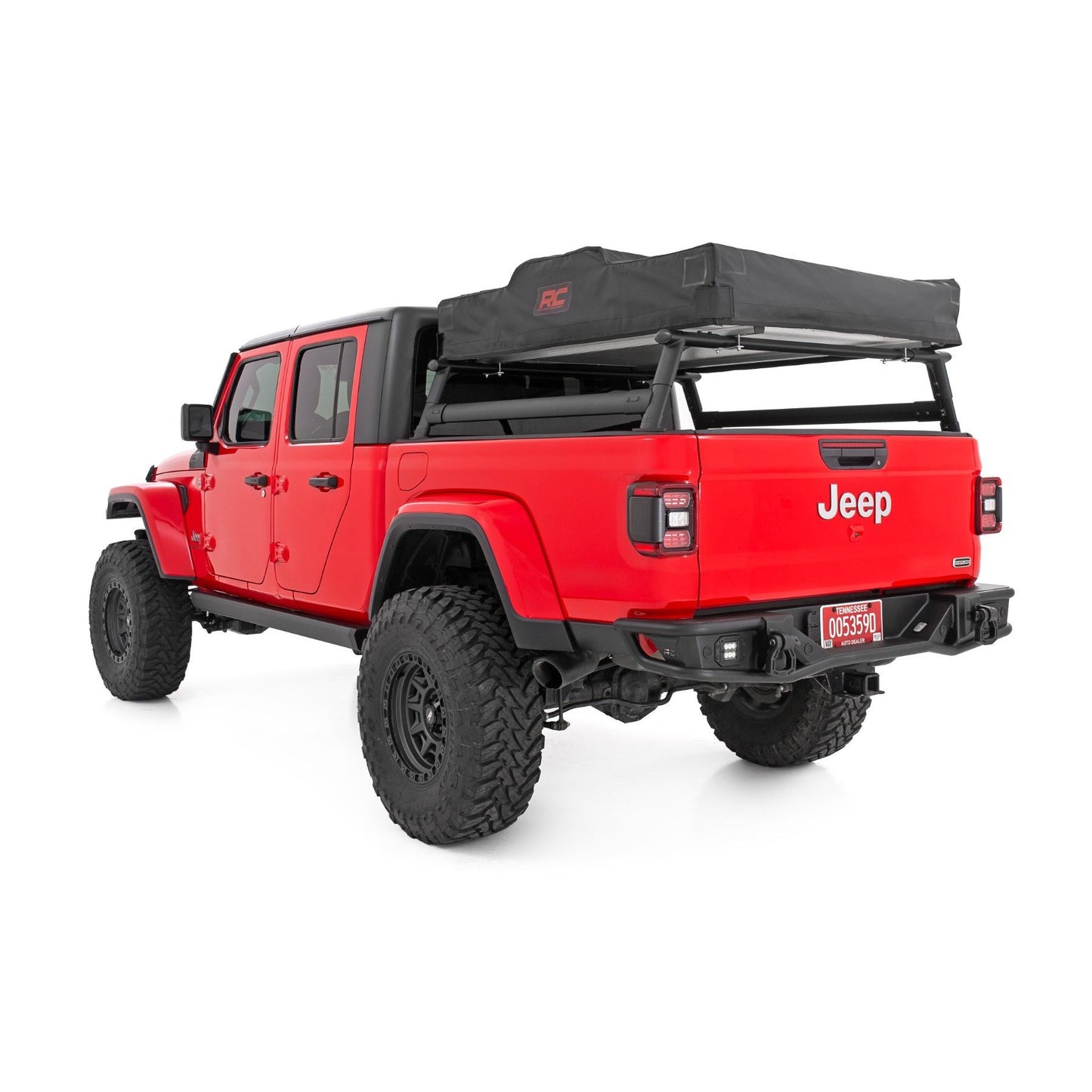 ROUGH COUNTRY Bed Rack | Half Rack | Aluminum | Jeep Gladiator JT 4WD (2020-2025) | 10644