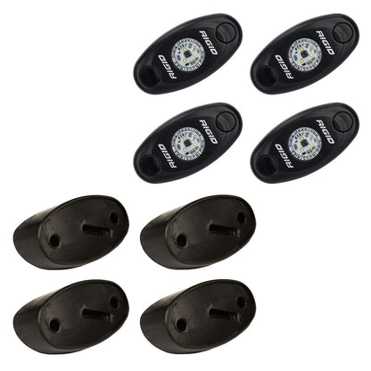 RIGID INDUSTRIES | Rock Light Kit Cool White Set of 4 Lights A-Series RIGID Industries | 400203