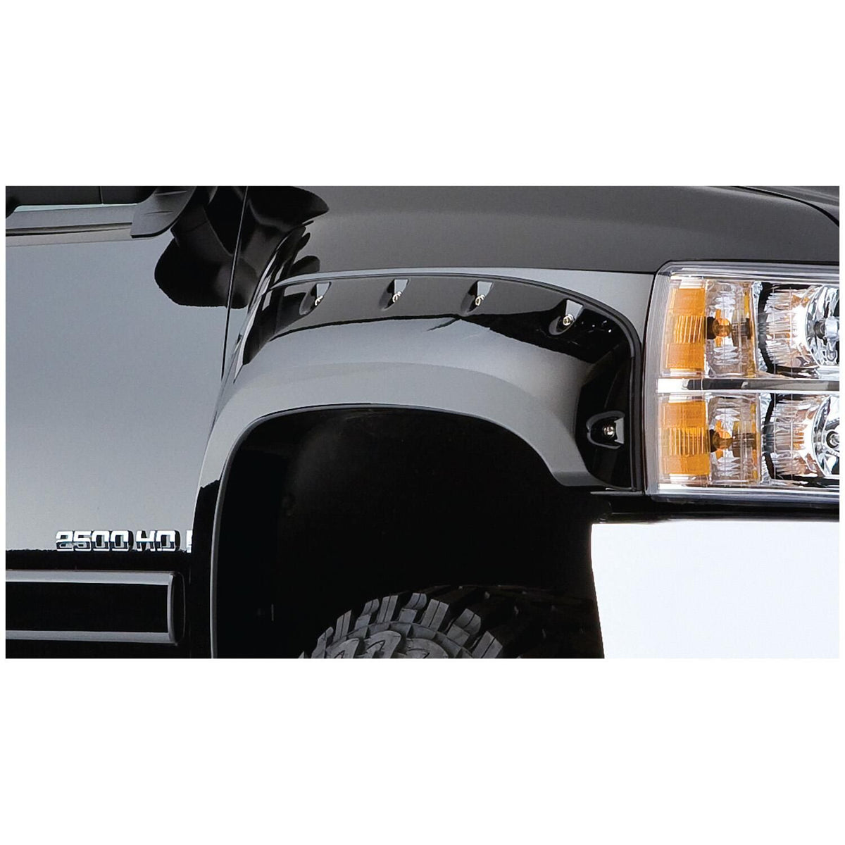 BUSHWACKER | Cut-Out Front Fender Flares | 1999-2007 Chevy Silverado/GMC Sierra 1500/2500/3500 | 40051-02