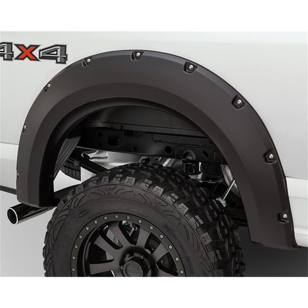 BUSHWACKER | Pocket/Rivet Rear Fender Flares | 2014-18 Chevy Silverado 1500 | 40090-02