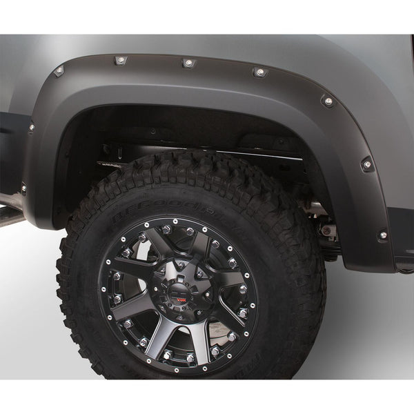 BUSHWACKER | Pocket/Rivet Rear Fender Flares | 2019-26 GMC Sierra 1500 | 40102-02