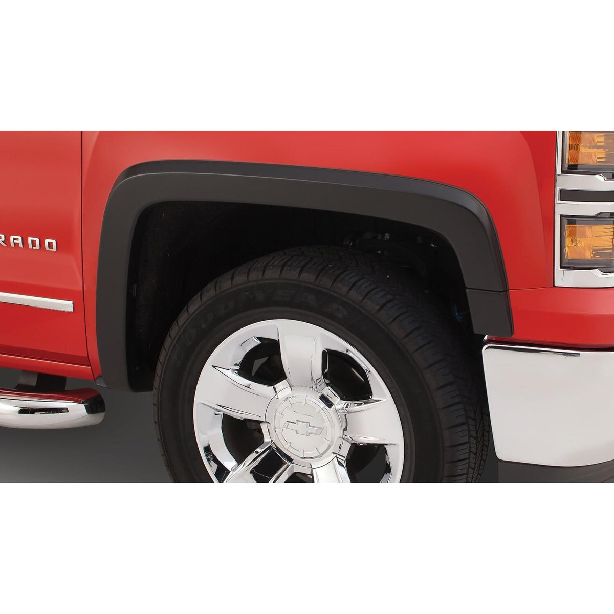 BUSHWACKER | OE-Style Front Fender Flares | 2014-19 Chevy Silverado 1500  2015-19 Chevy Silverado 3500/2500 | 40113-02