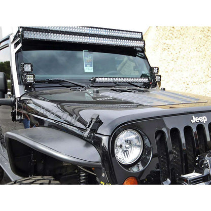 RIGID INDUSTRIES | 07-17 Jeep JK Dual D-Series Pro A-Pillar Mount D-Series Pro RIGID Industries | 40335