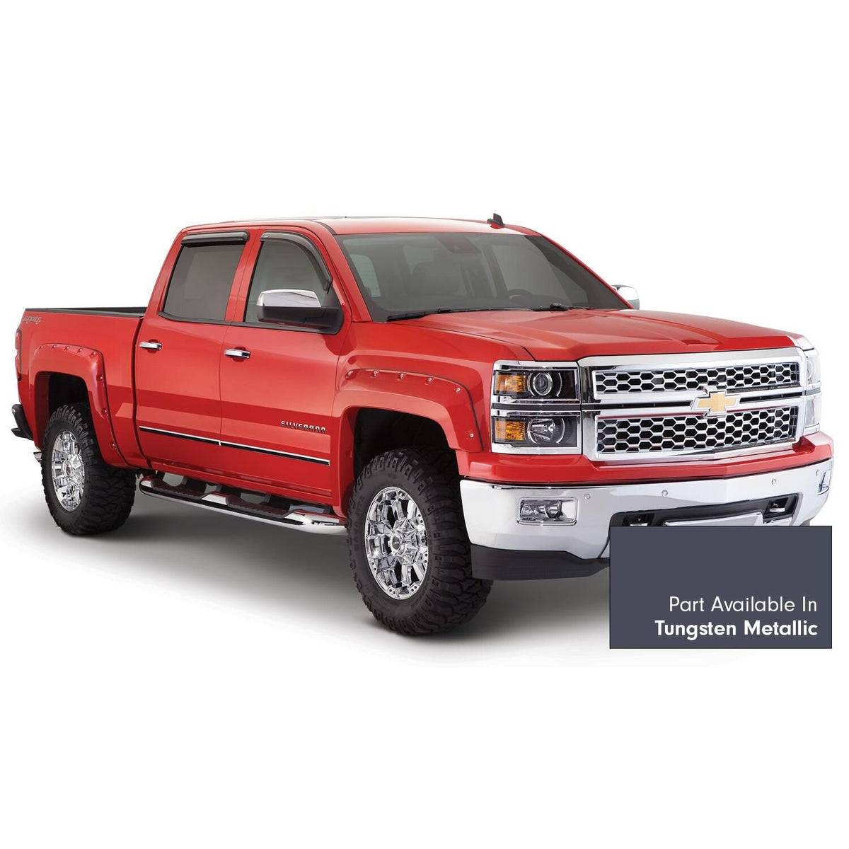BUSHWACKER | Pocket/Rivet 4-Piece Fender Flare Set | 2016-18 GMC Sierra 1500 | 40974-64