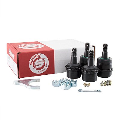 Synergy Jeep JK / JKU Adjustable Ball Joint Kit — Complete Ball Joint Kit - Non-Knurled