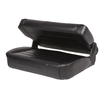 SMITTYBILT | Seat Rear Fold Tumble 86-95 CJ & Wrangler YJ Vinyl Black Smittybilt |41301