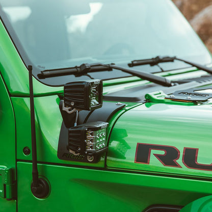 RIGID INDUSTRIES | 18-Present Jeep Wrangler JL Cowl Mount Short Standoff Kit RIGID Industries | 41657
