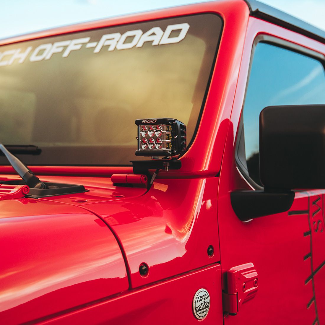 RIGID INDUSTRIES | 2018 Wrangler JL A-Pillar Mount RIGID Industries | 41659