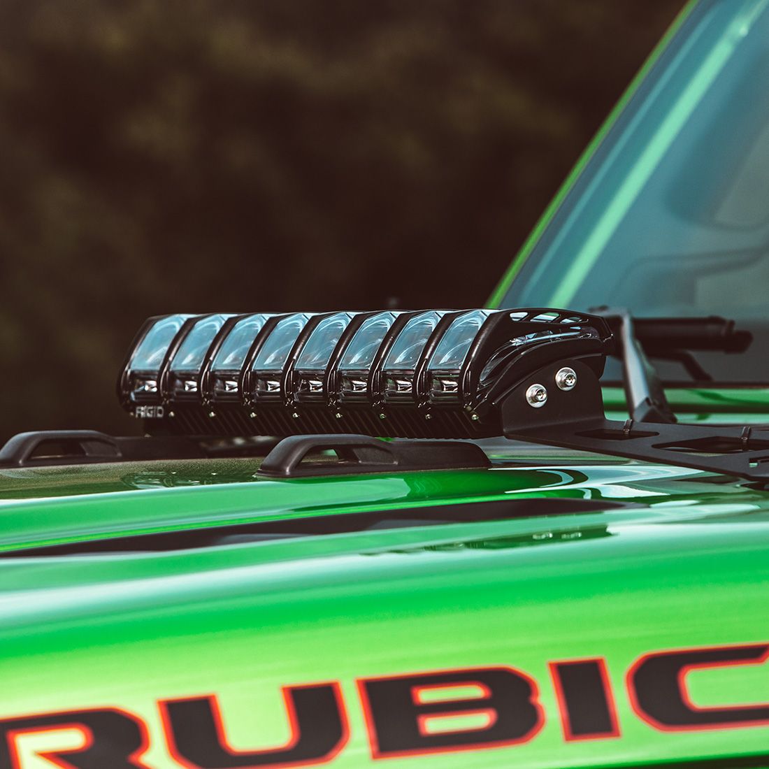 RIGID INDUSTRIES | 18-Present Jeep Wrangler JL Adapt Hood Mount Fits 20 Inch Adapt Series RIGID Industries | 41665