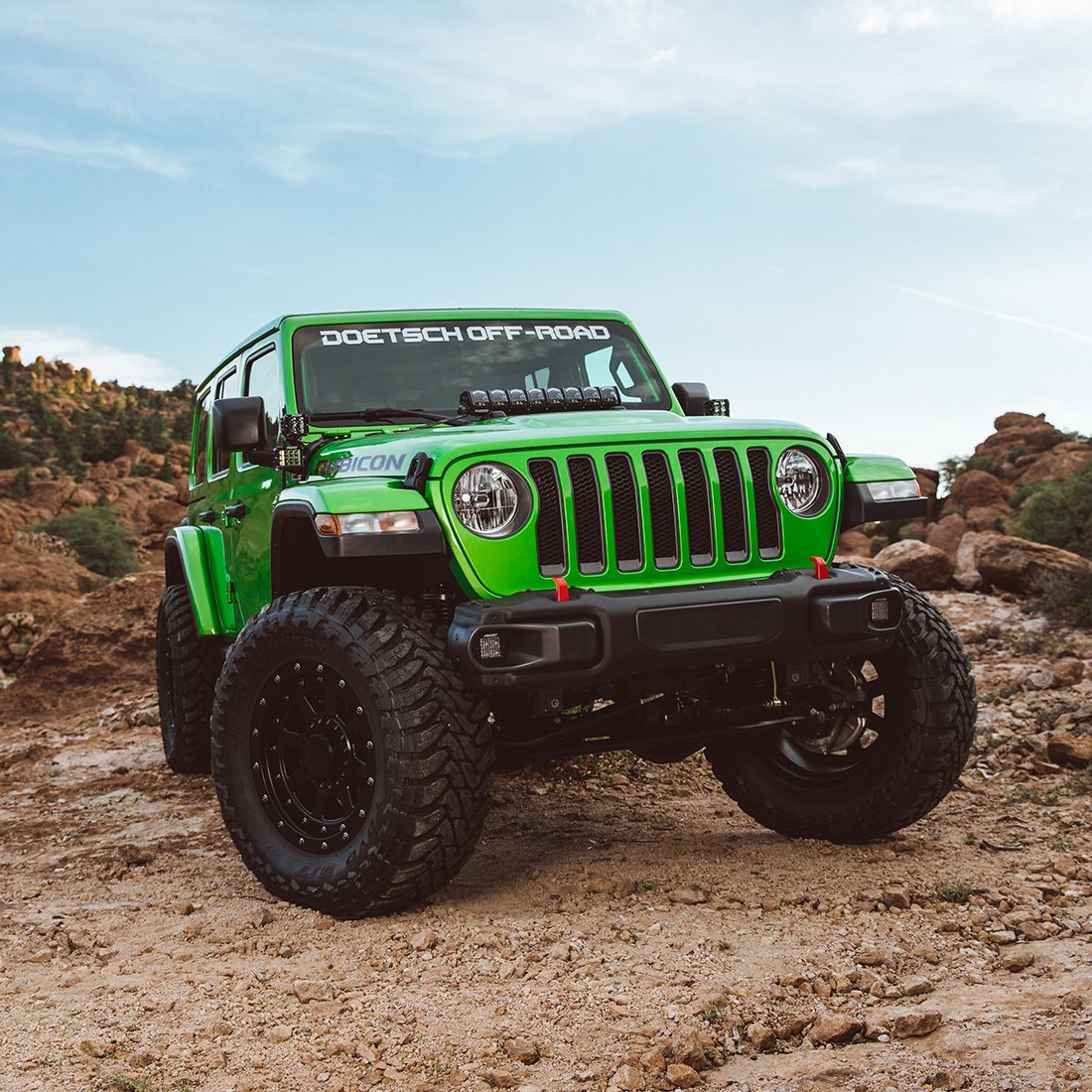 RIGID INDUSTRIES | 18-Present Jeep Wrangler JL Adapt Hood Mount Fits 20 Inch Adapt Series RIGID Industries | 41665