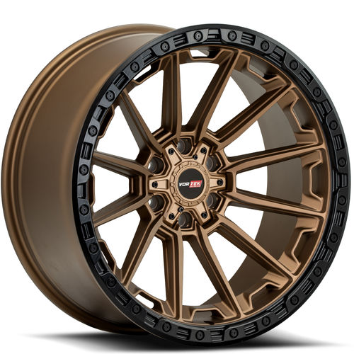 VORTEK VRT-601MBR Matte Bronze Black Bead Ring