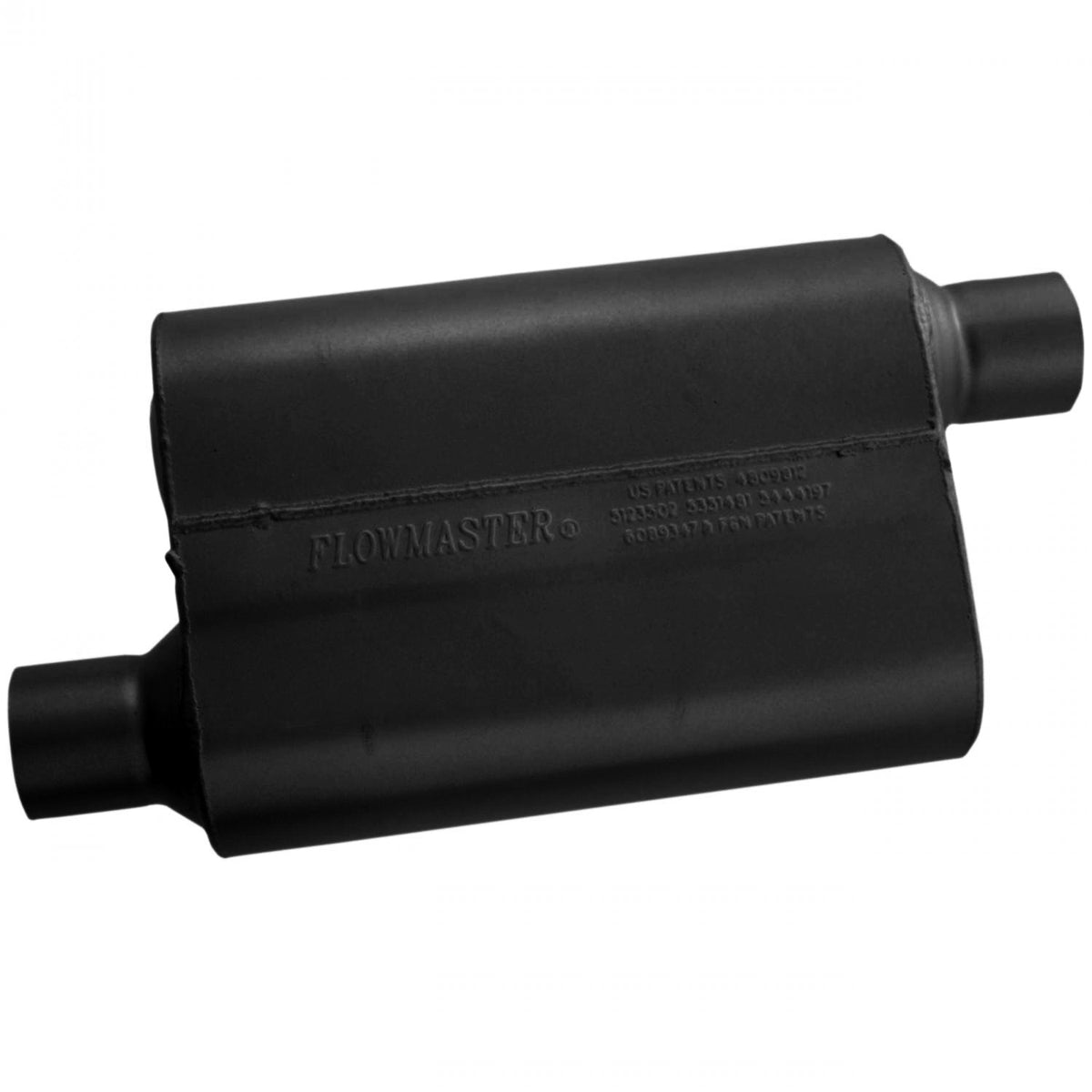 FLOWMASTER 40 Series Chambered Muffler 40 Series 2.50 Offset In 2.50 Offset Out Aggressive Sound