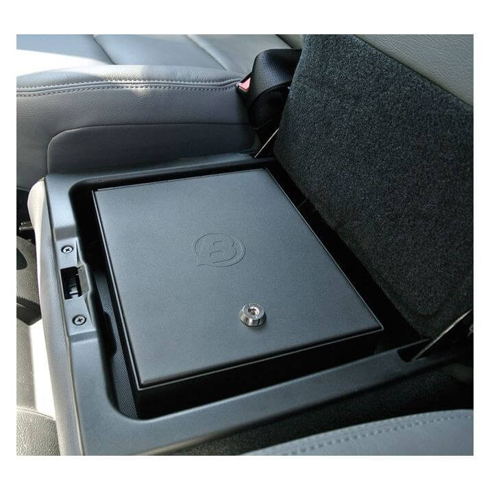 BESTOP | Universal Lock Box Jeep '87-95 Wrangler YJ '97-06 TJ '07-18 JK '18-26 JL Universal Truck Center Console Bestop | 42644-01 inside vehicle