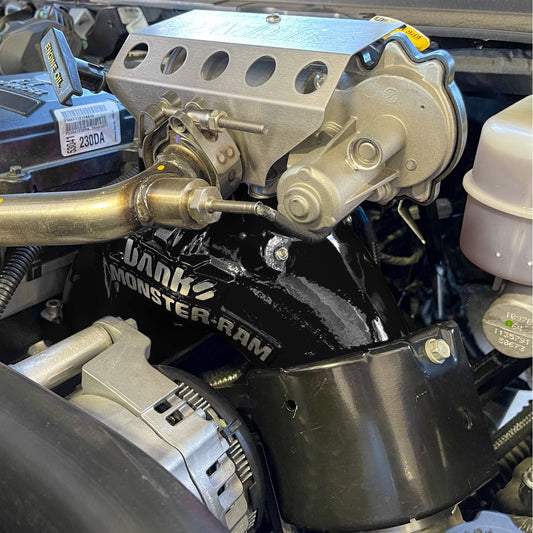 BANKS POWER | Monster-Ram Intake System For 07.5-12 Dodge Ram 2500/3500 6.7L Cummins Black Powdercoat | 42797-B
