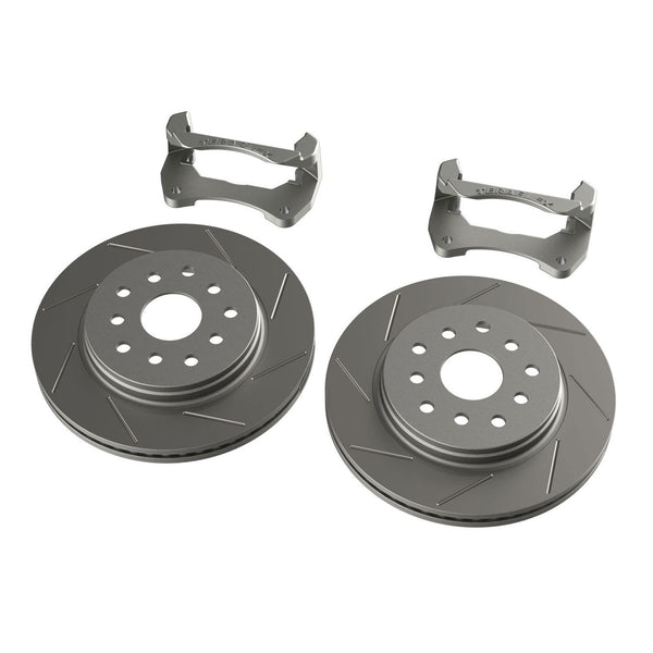 TeraFlex | 07-18 Wrangler JK Front Performance Big Rotor Kit w/ Slotted Rotors 5x5 Inch & 5x5.5 Inch TeraFlex | 4303490