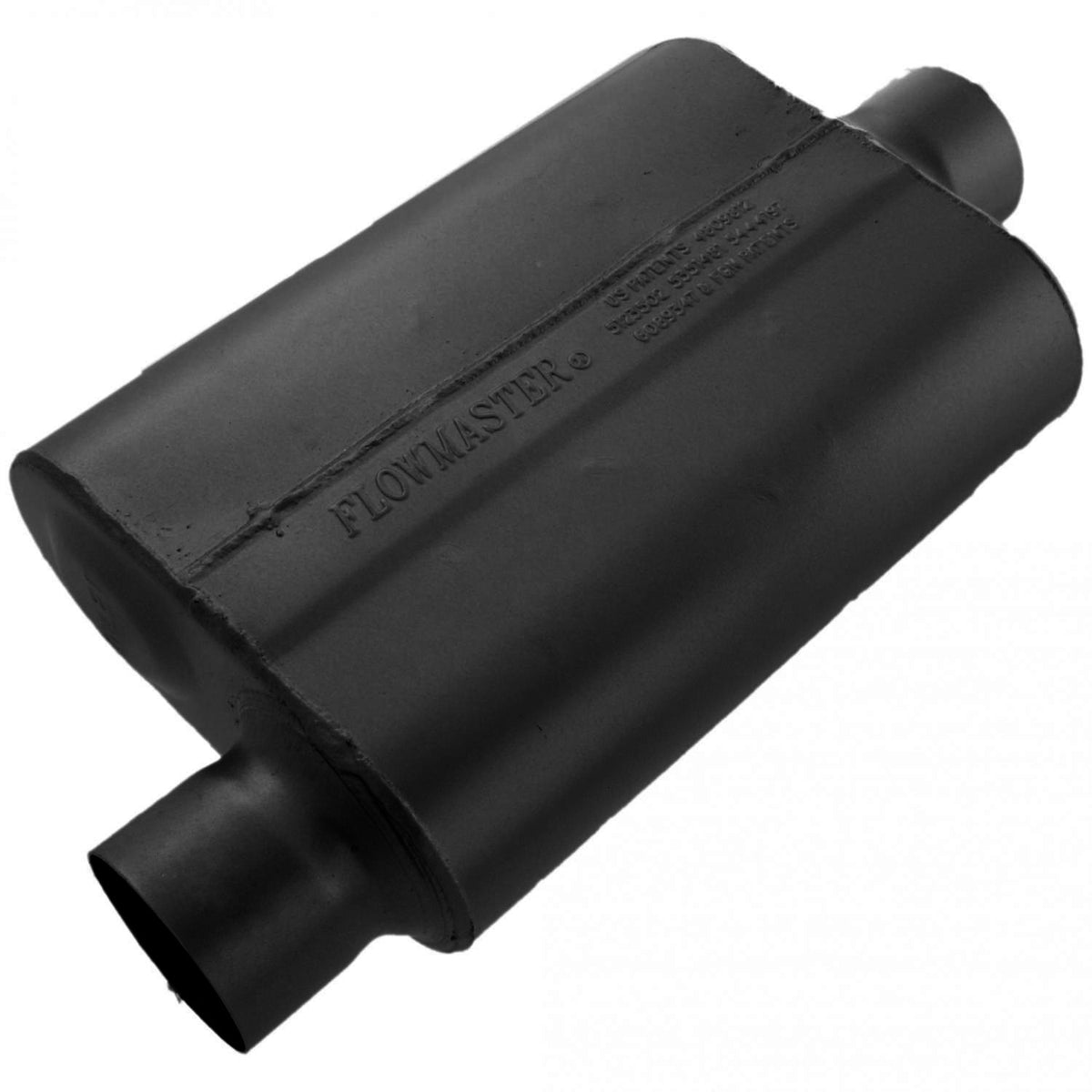 FLOWMASTER 40 Series Chambered Muffler 40 Series 3.00 Offset In 3.00 Center Out Aggressive Sound
