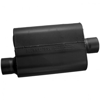 FLOWMASTER 40 Series Chambered Muffler 40 Series 3.00 Offset In 3.00 Center Out Aggressive Sound