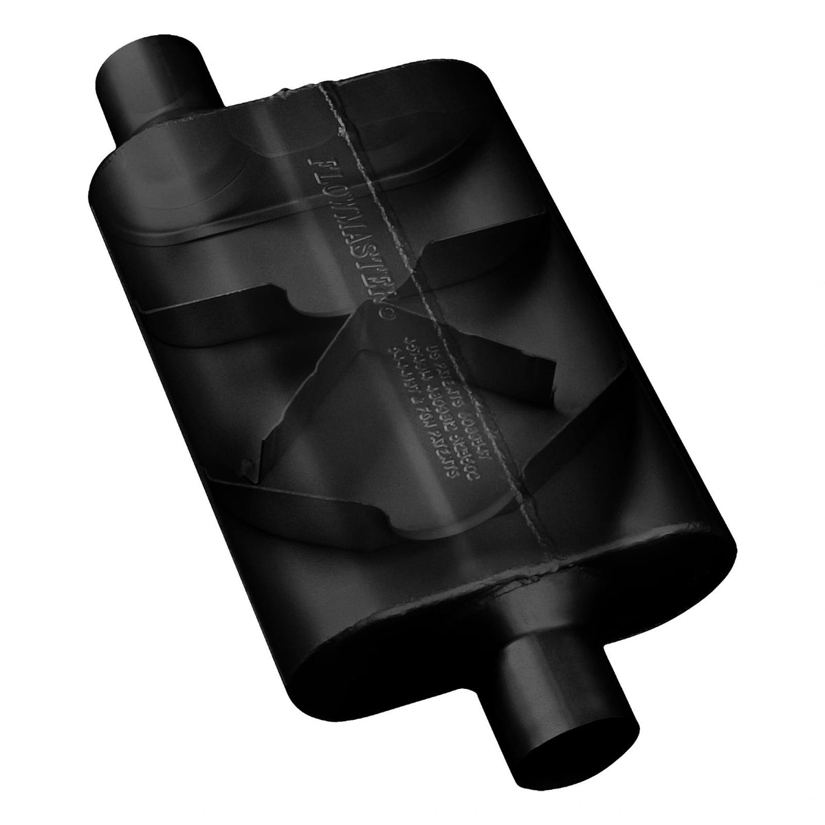 FLOWMASTER 40 Series Chambered Muffler 40 Series 3.00 Offset In 3.00 Center Out Aggressive Sound