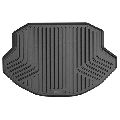 Husky Liners | Weatherbeater Cargo Liner For 2022-2024 F-150 Lightning Husky Liners | 43341 in black rubber design.