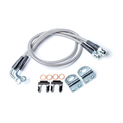 TeraFlex | 07-18 Wrangler JK 30 Inch Stainless Steel Braided Brake Line Kit Rear TeraFlex | 4350310