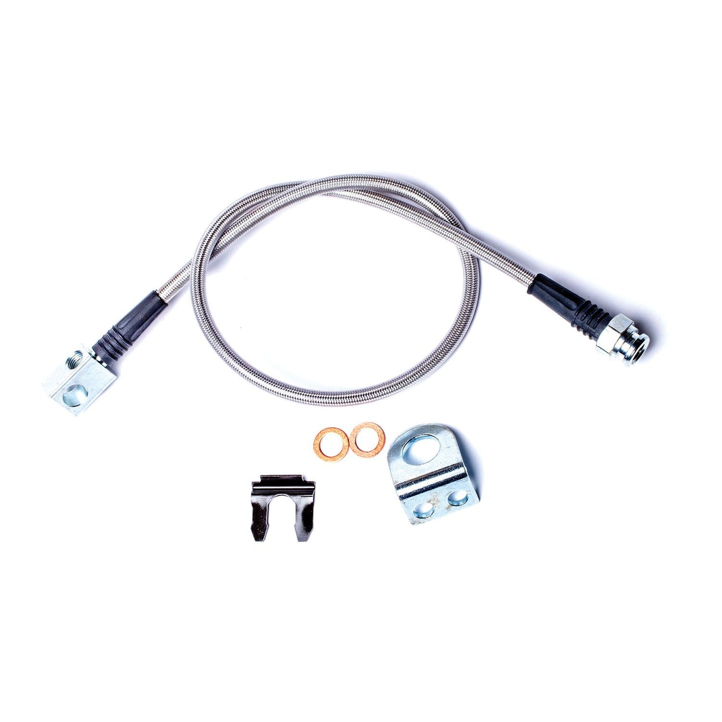 TeraFlex | 97-06 Jeep Wrangler TJ 26 Inch Stainless Steel Braided Brake Line Kit Rear TeraFlex | 4354210