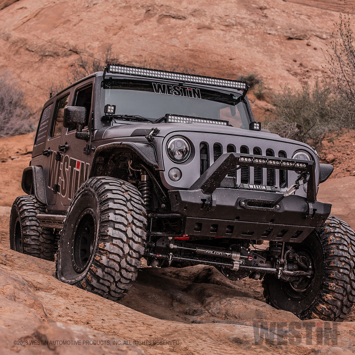 Westin Tube Fenders - Front 2007-2018 Jeep Wrangler JK