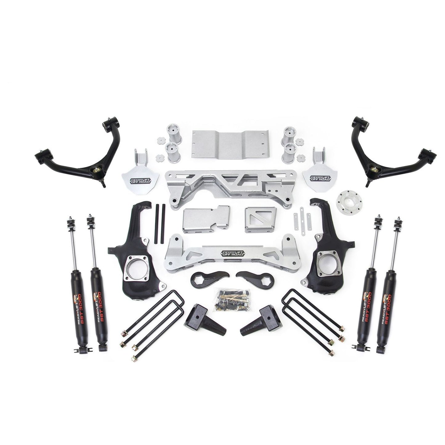 ReadyLIFT 7-8'' Lift Kit with SST3000 Shocks (2500/3500HD) 44-3070