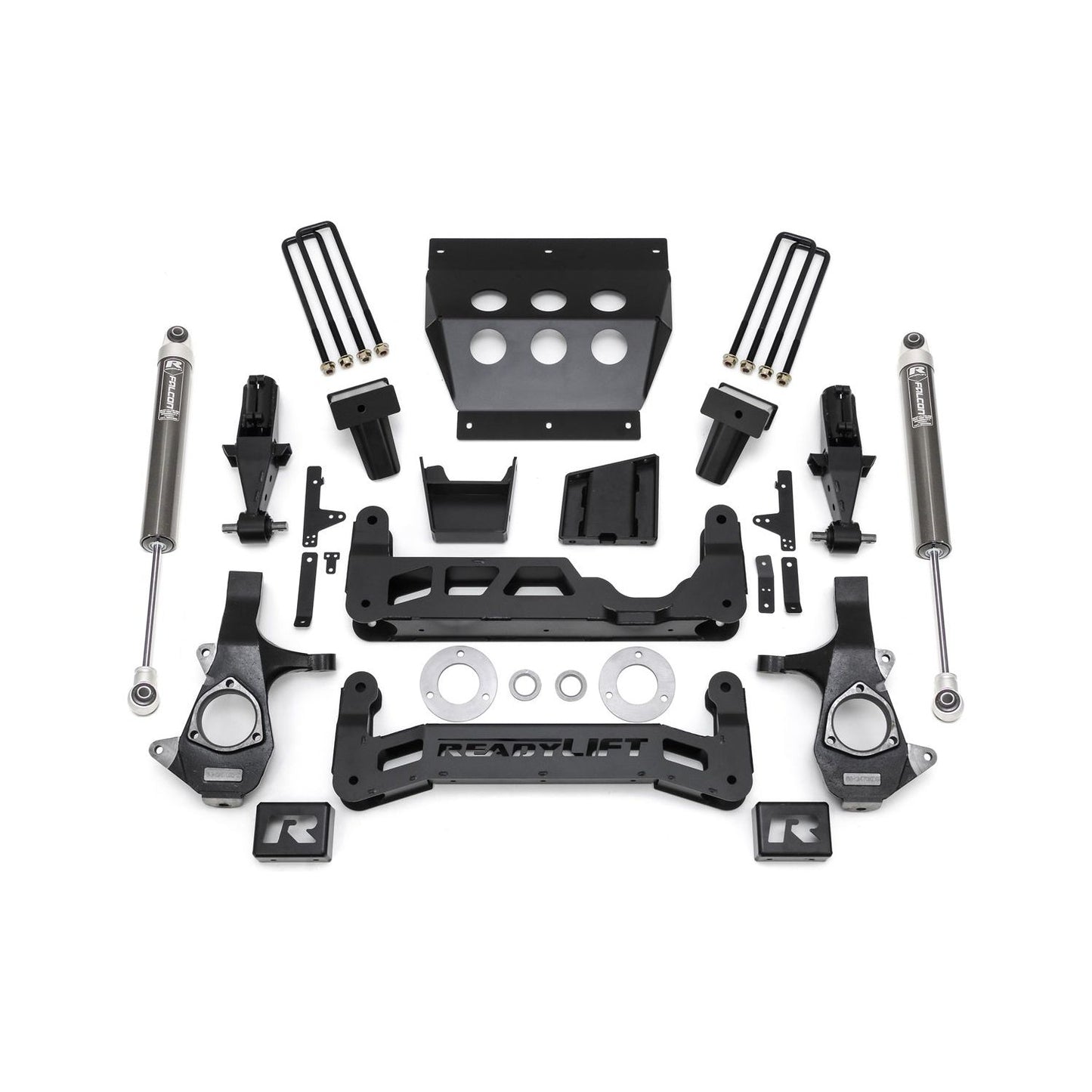 ReadyLIFT 7'' Big Lift Kit for Cast Steel OE Upper Control Arms with Falcon 1.1 Monotube Shocks (1500) 44-34710
