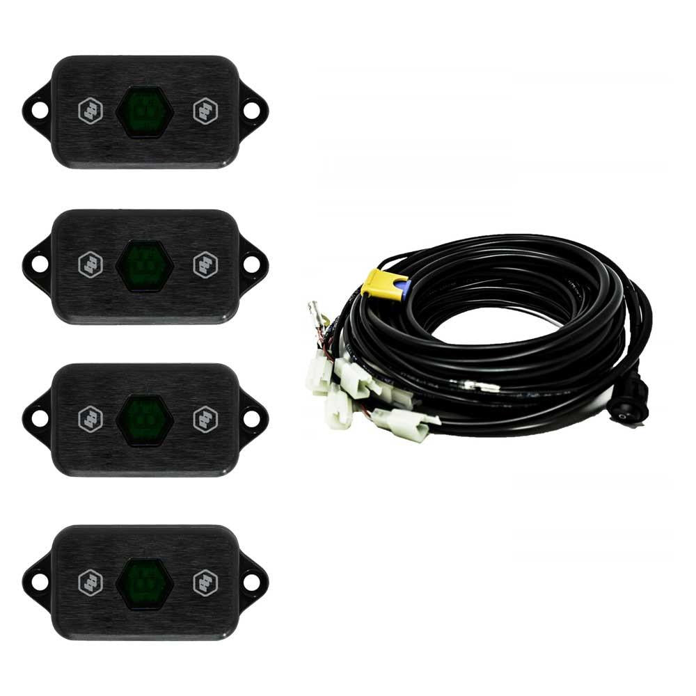 BAJA DESIGNS Rock Light Kit Universal Green Baja Designs I 447057