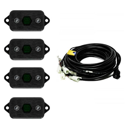 BAJA DESIGNS Rock Light Kit Universal Green Baja Designs I 447057