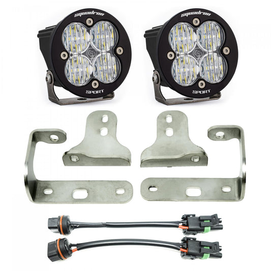 BAJA DESIGNS Jeep JL Fog Pocket Kit 2018 Wrangler JL Squadron Sport Series Baja Designs I 447066