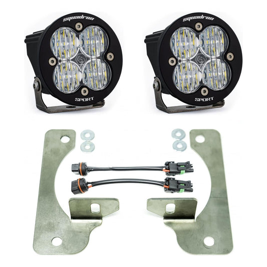 BAJA DESIGNS Jeep JL Fog Pocket Kit 2018 Wrangler JL Rubicon Squadron R Sport Baja Designs I 447068