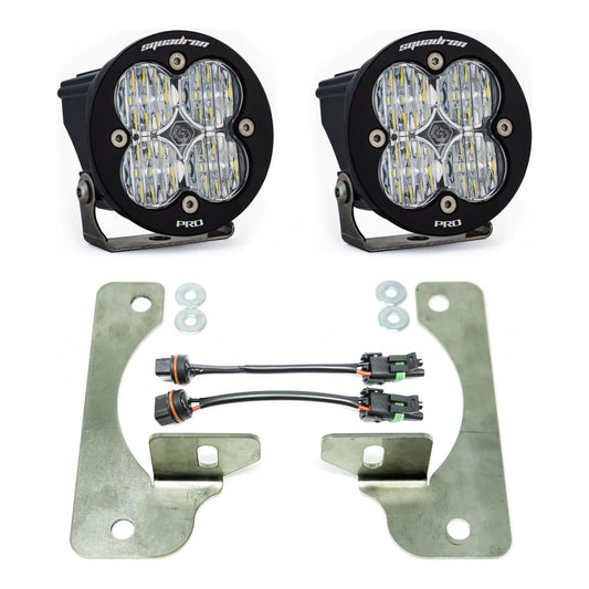 BAJA DESIGNS Jeep JL Fog Pocket Kit 2018 Wrangler JL Rubicon Squadron R Pro Baja Designs I 447069