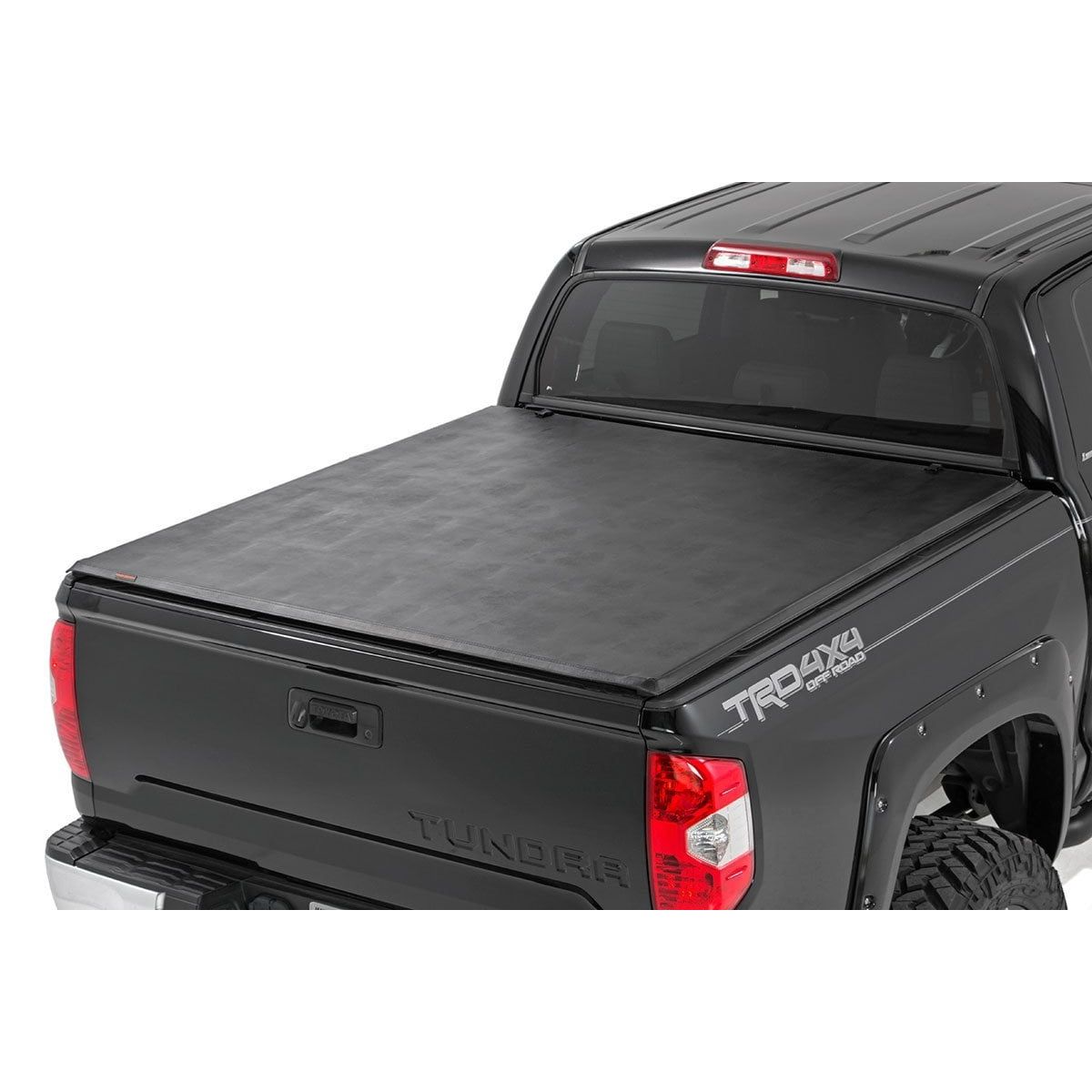 ROUGH COUNTRY Soft Tri-Fold Bed Cover | 5'7" Bed | Toyota Tundra 2WD/4WD (2007-2025) | 41714551A