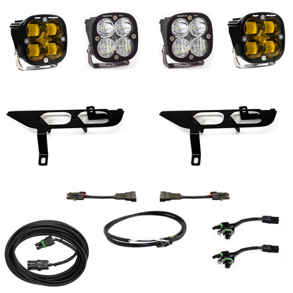 BAJA DESIGNS Ford, F150, (21-On), FPK, SAE Baja Amber/Sport DC, Up w/o DRL Baja Designs I 447698UP