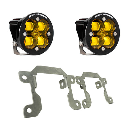 BAJA DESIGNS Ford, Ranger (19-On), Fog Pocket Kit, Squadron SAE Baja Amber I 447716