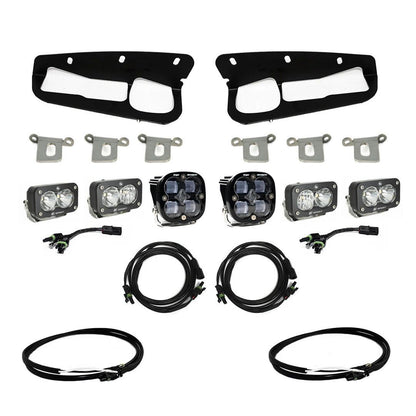 BAJA DESIGNS Bronco Clear SAE Fog Pocket Kit 21-Up Ford Bronco w/Upfitter Baja Designs I 447761UP