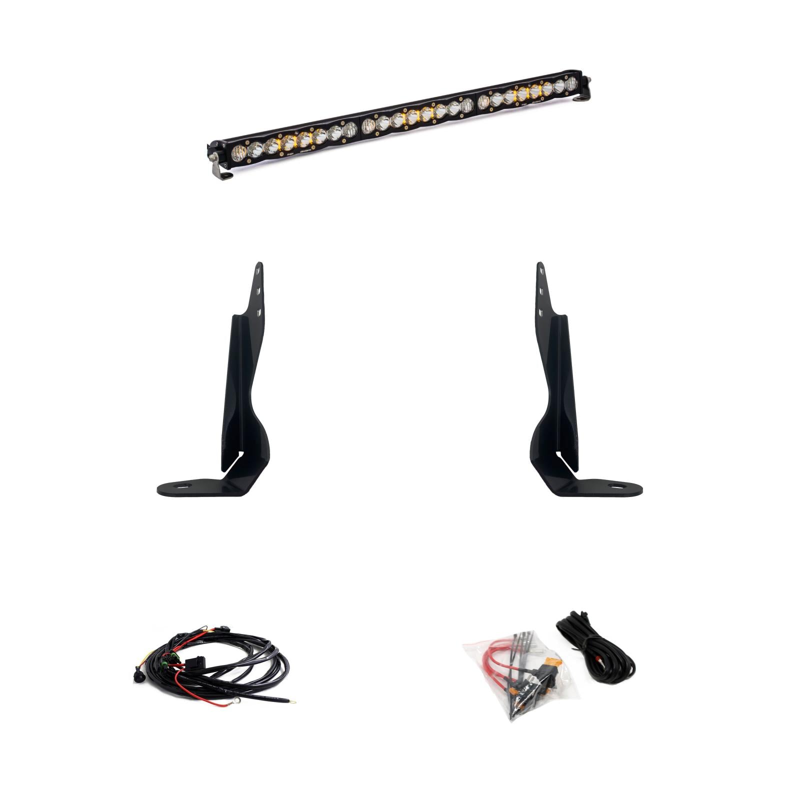 BAJA DESIGNS 447850 GMC 2500/3500 S8 Behind Grill Kit for GMC 2500